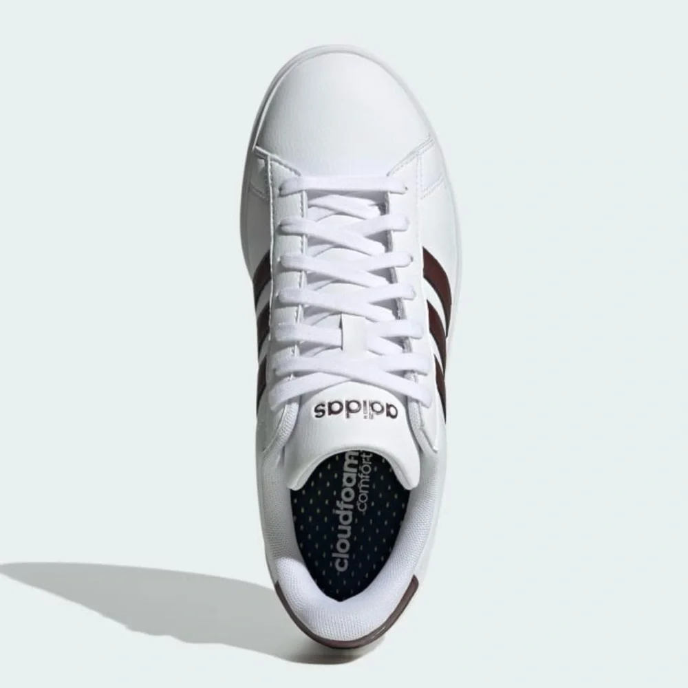 Adidas Grand Court 2.0 shoes NWT white & brown women’s 8